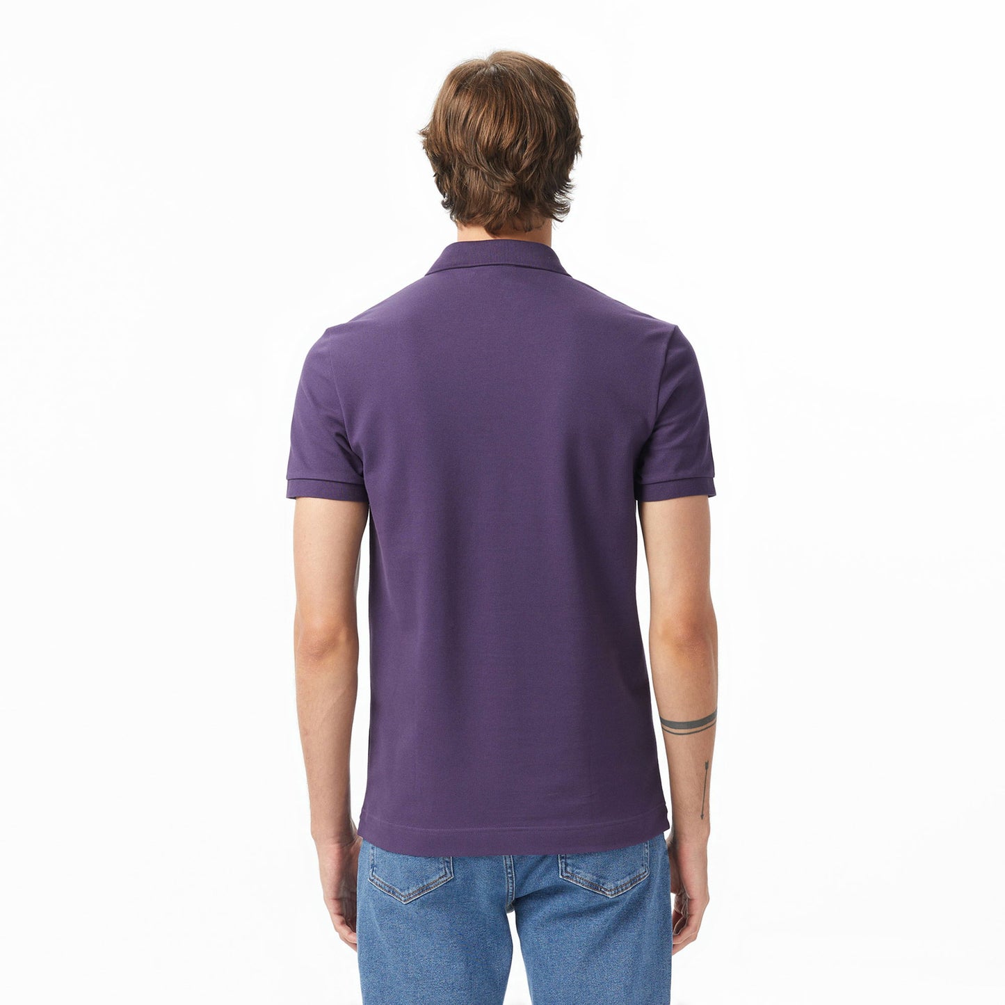 Lacoste Paris Erkek Regular Fit Mor Polo