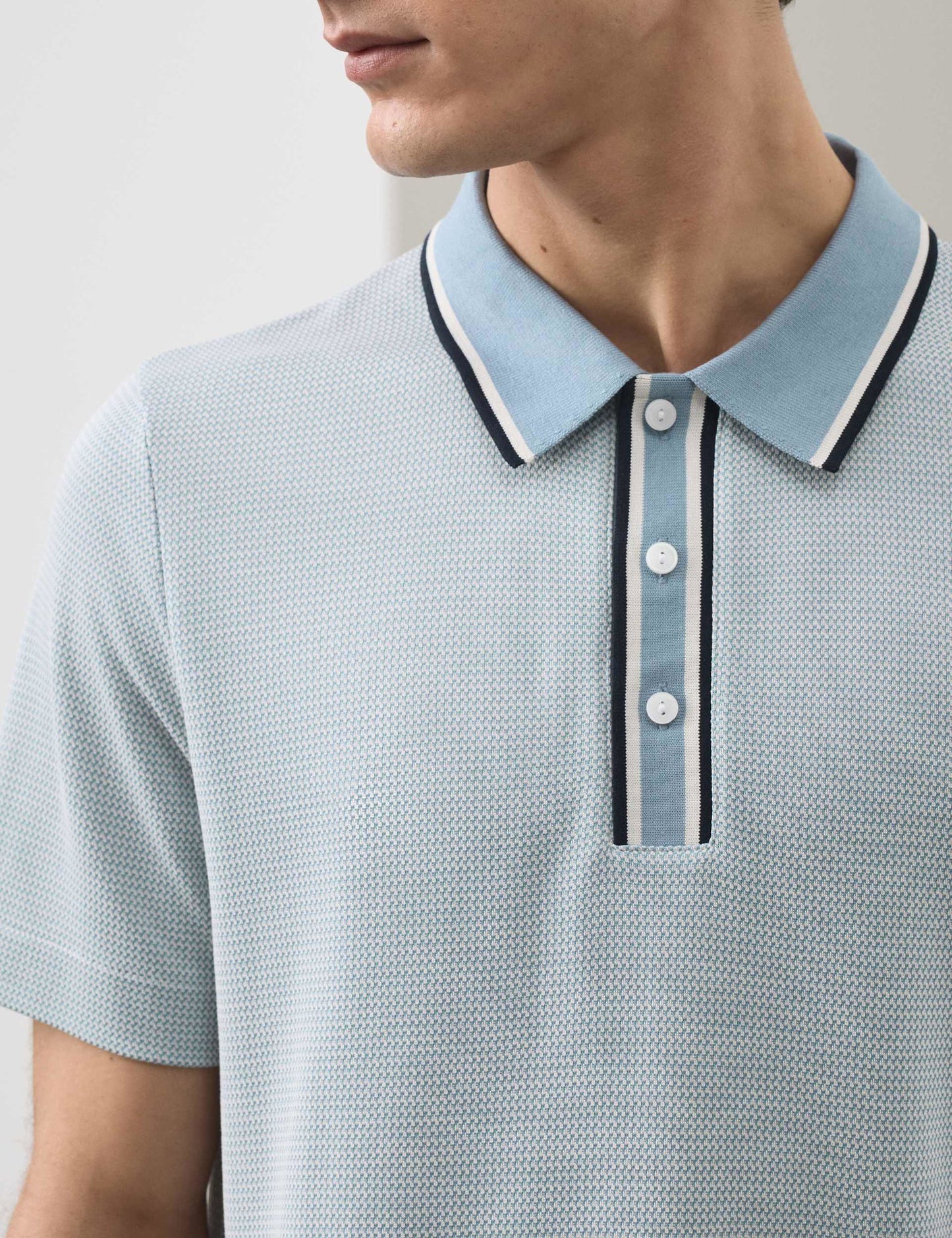 Modal Karışımlı Polo Yaka T-shirt