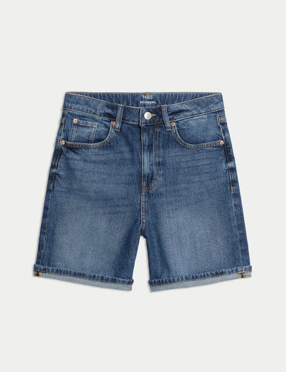 Denim Boyfriend Şort