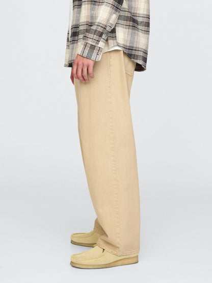 Bej Extra Baggy Jean Pantolon