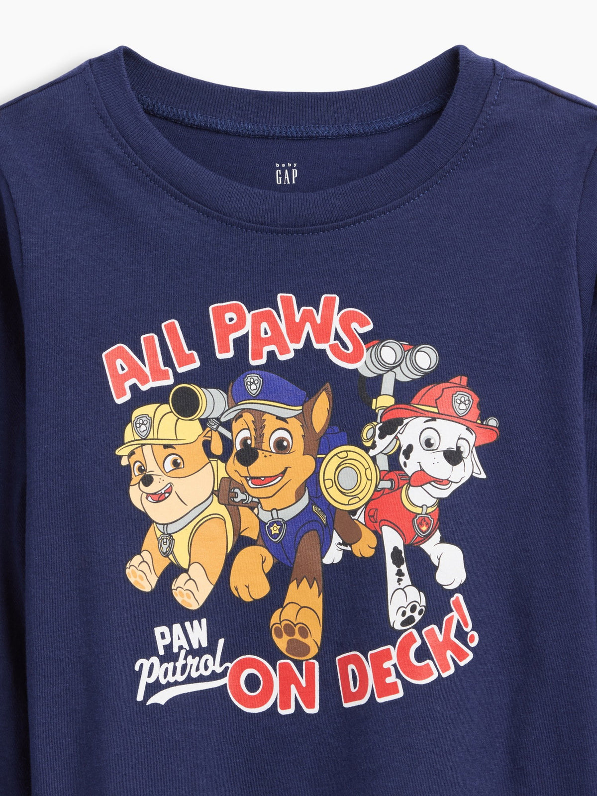 Lacivert Paw Patrol Grafik Baskılı T-shirt