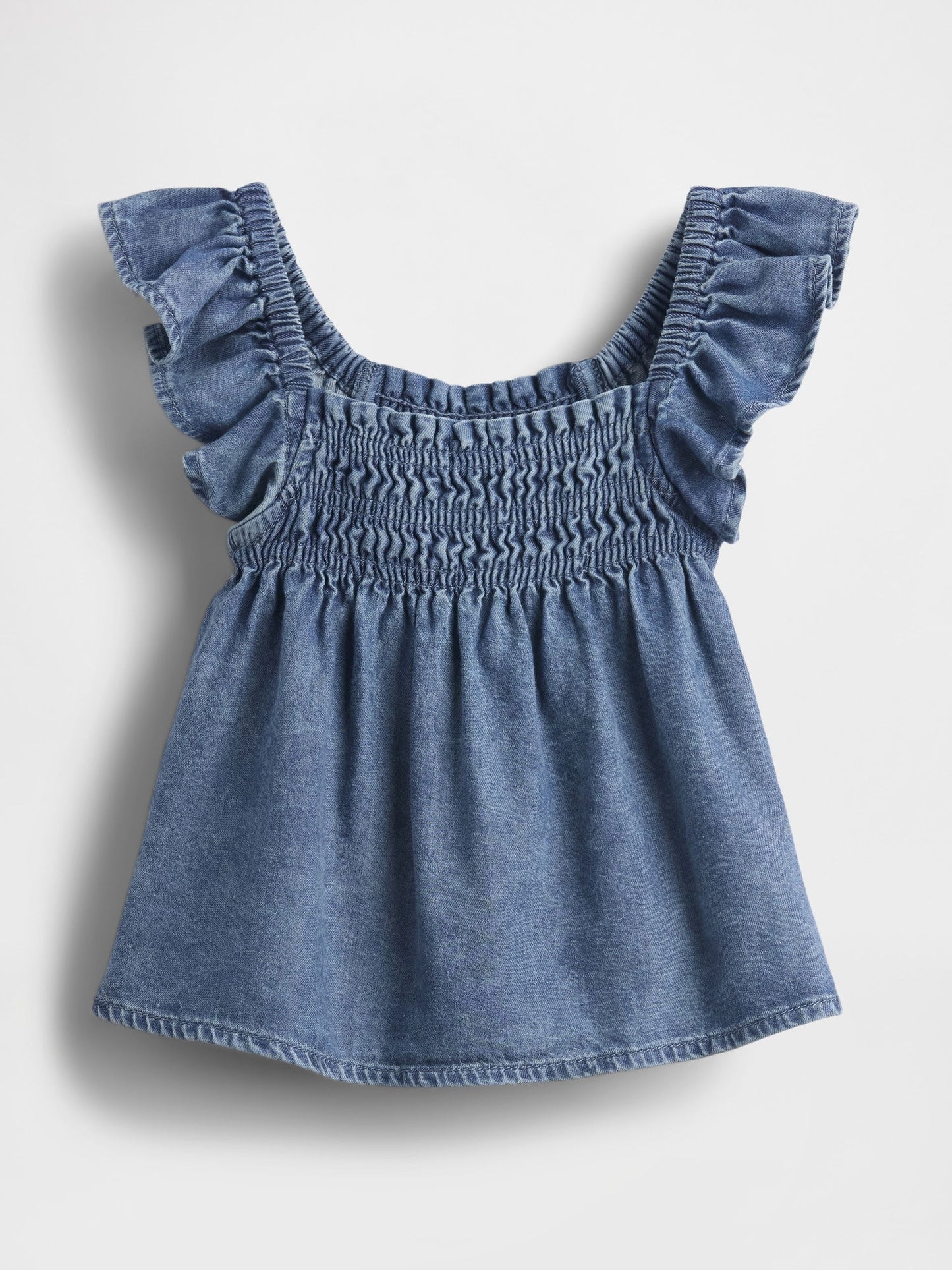 Mavi Denim Fırfırlı Bluz