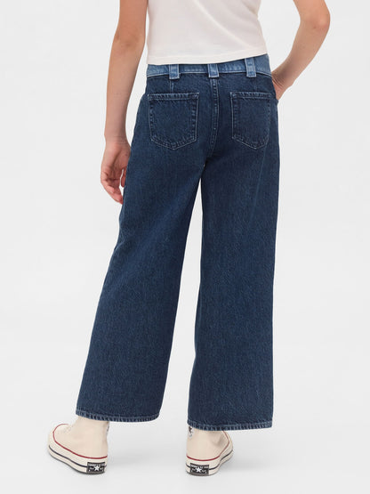 Mavi High Rise Stride Wide-leg Ankle Jean Pantolon