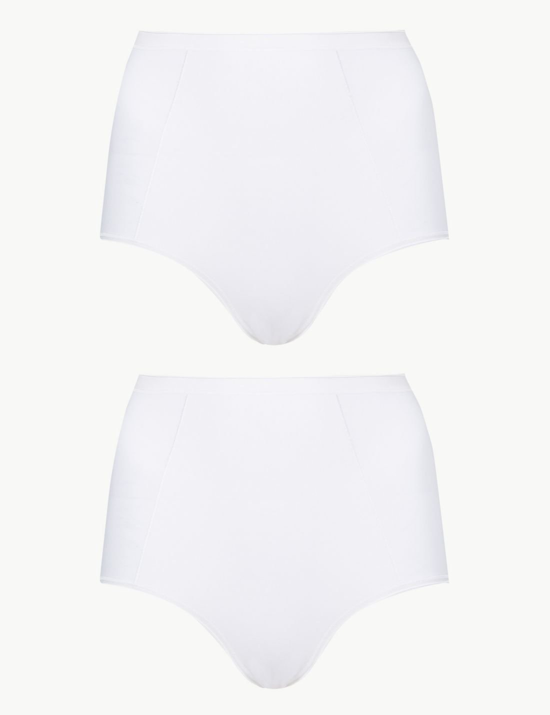 2'li Yüksek Sıkılıkta Full Brief Külot