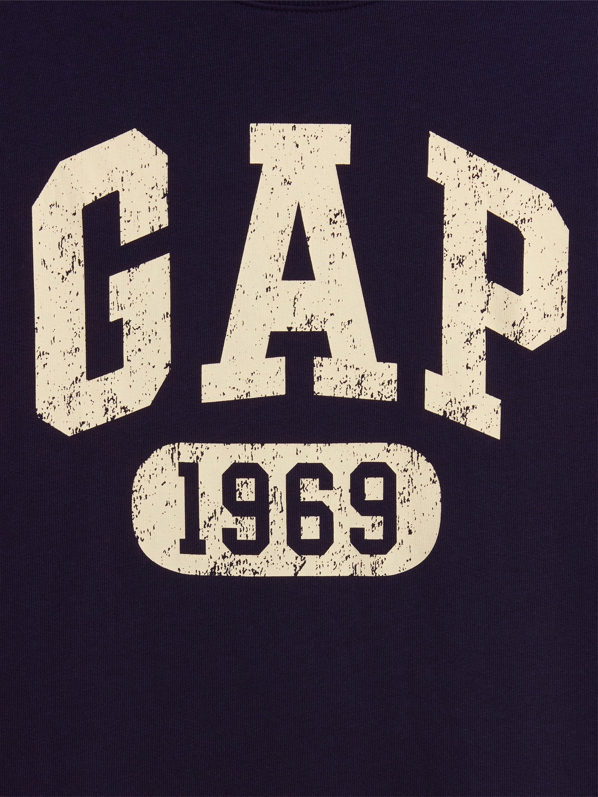 Gri Fransız Havlu Kumaş Relaxed Gap Logo T-shirt