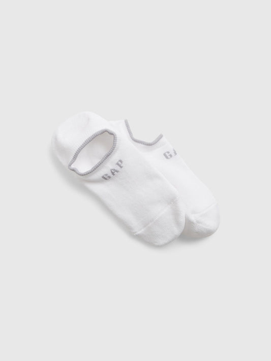 Beyaz Gap Logo Ankle Çorap Seti (2'li)