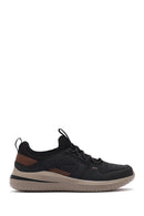 Skechers Erkek Siyah Delson 3.0 Kumaş Sneaker