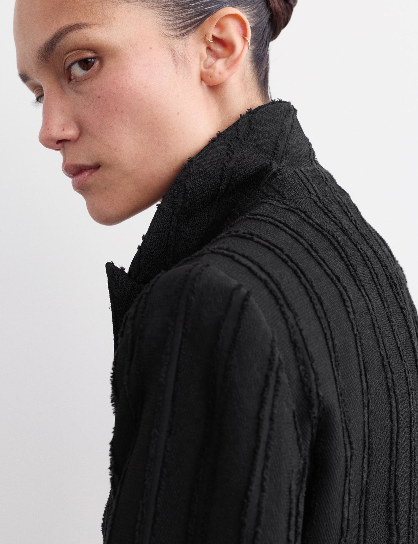 Dokulu Blazer Ceket