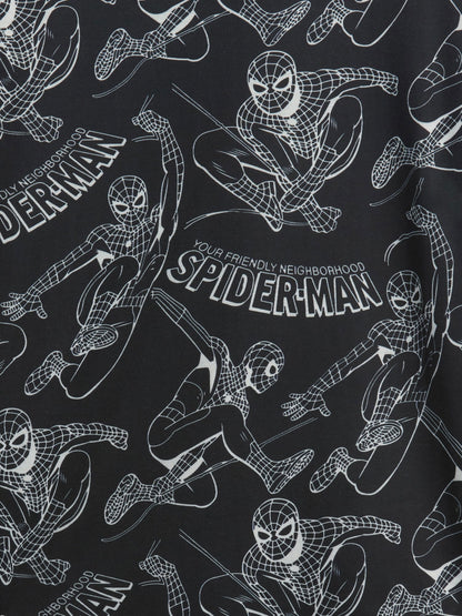 Siyah Kids Marvel Geri Dönüştürülmüş Spider-man Pijama Altı Seti