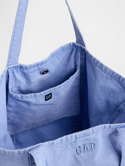 Açık Mavi Gap Logo Tote Çanta