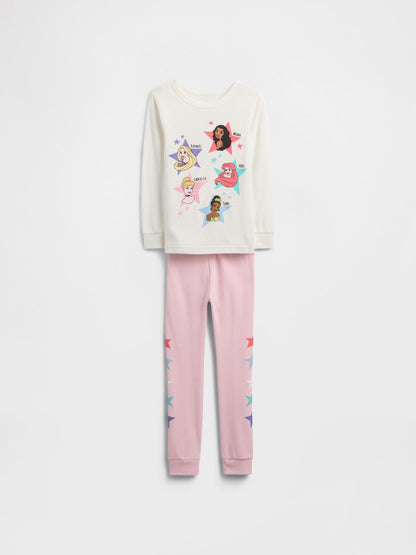 Beyaz Gap × Disney Princess 100% Organik Pamuk Pijama Takımı