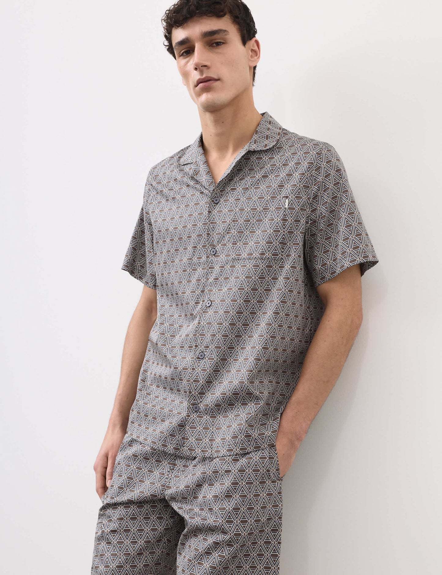 Desenli Pijama Üstü