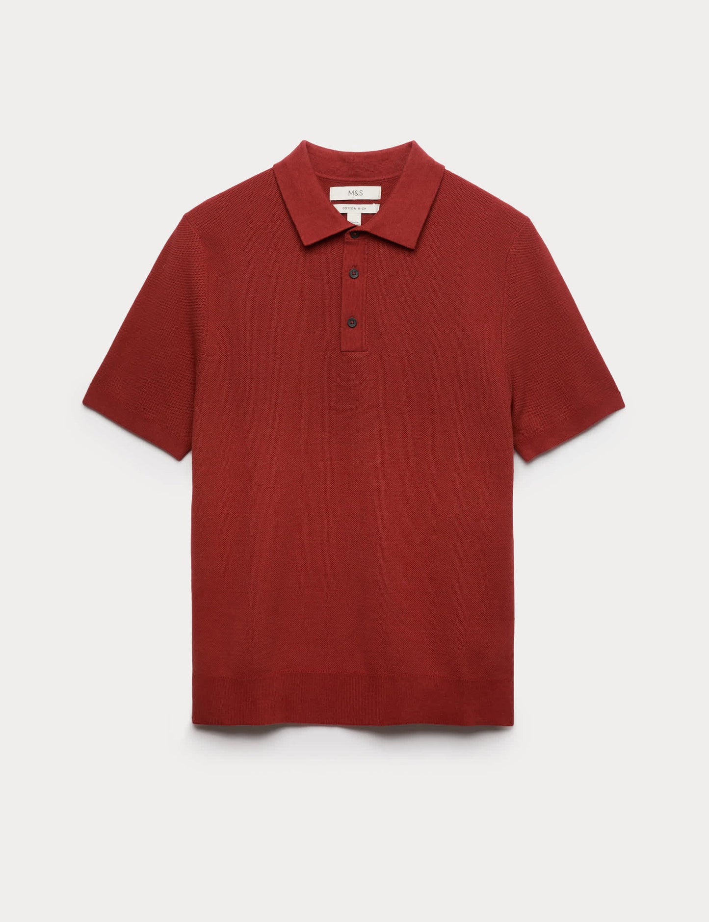 Pamuk Karışımlı Polo Yaka T-shirt