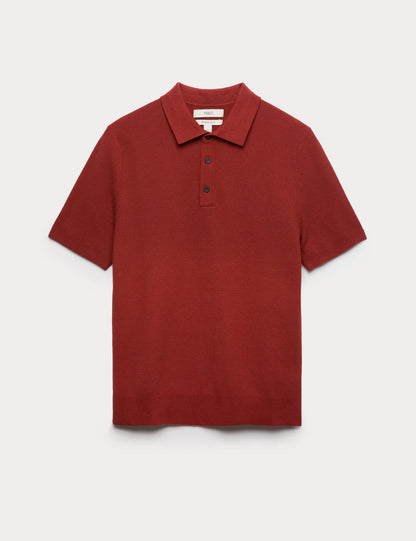Pamuk Karışımlı Polo Yaka T-shirt