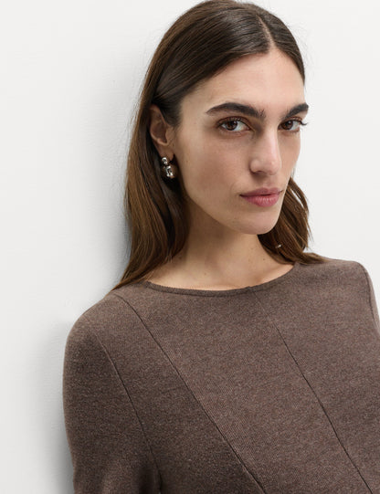 Pamuk Karışımlı Jersey Mini Elbise