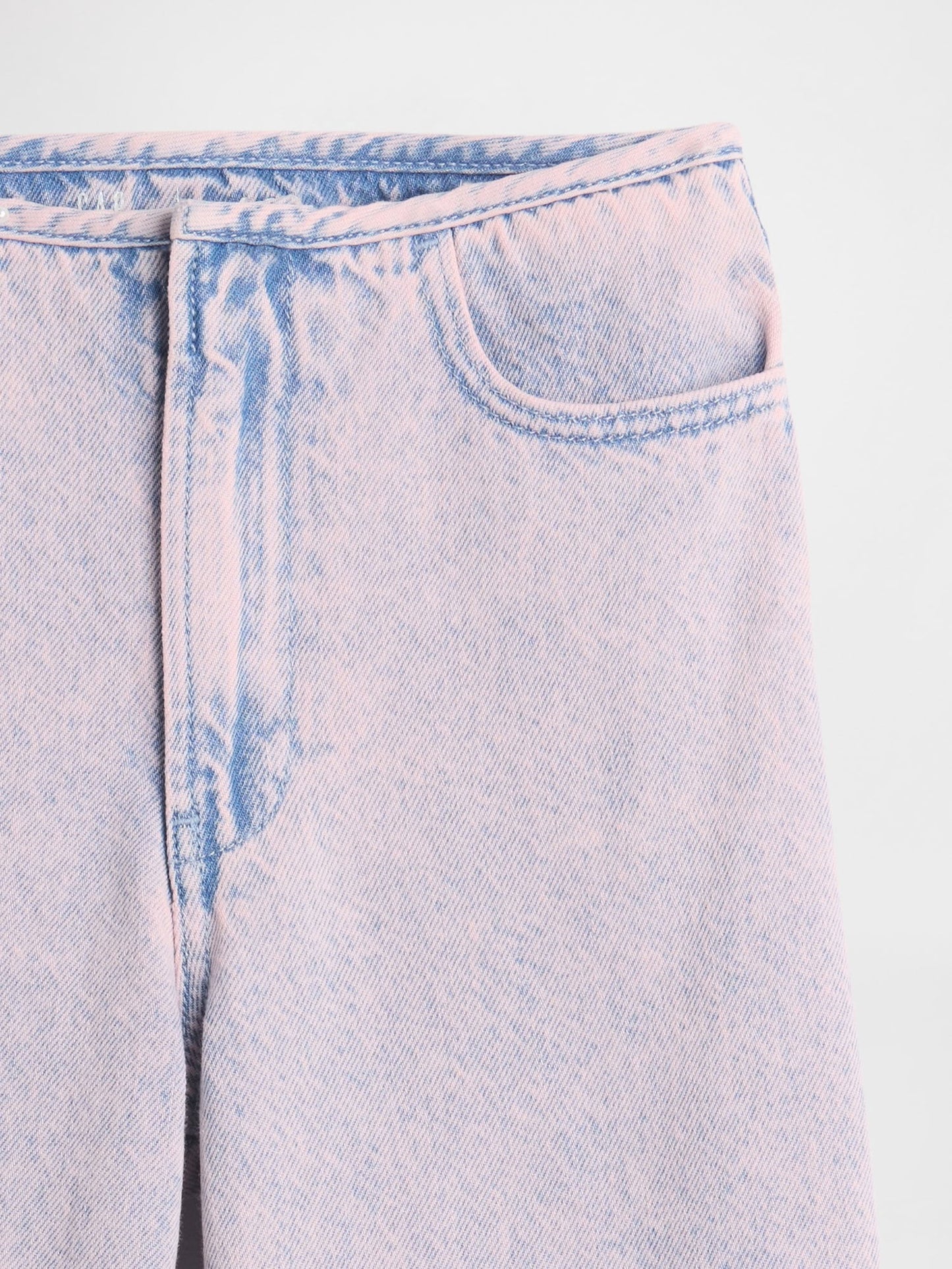 Pembe Low Rise Stride Wide-leg Jean Pantolon