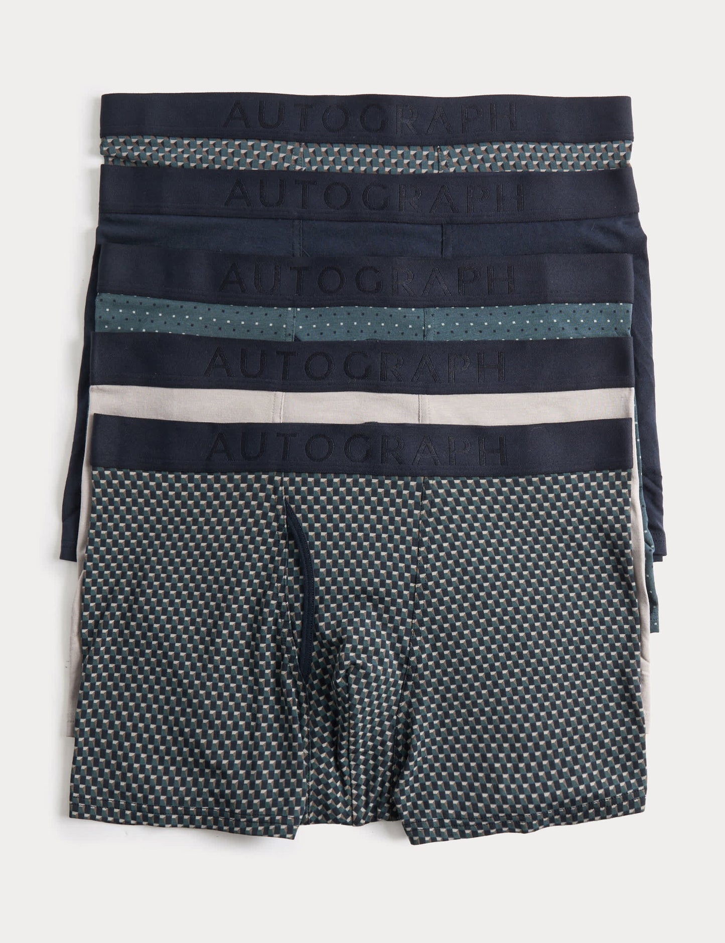 5'li Desenli Trunk Seti