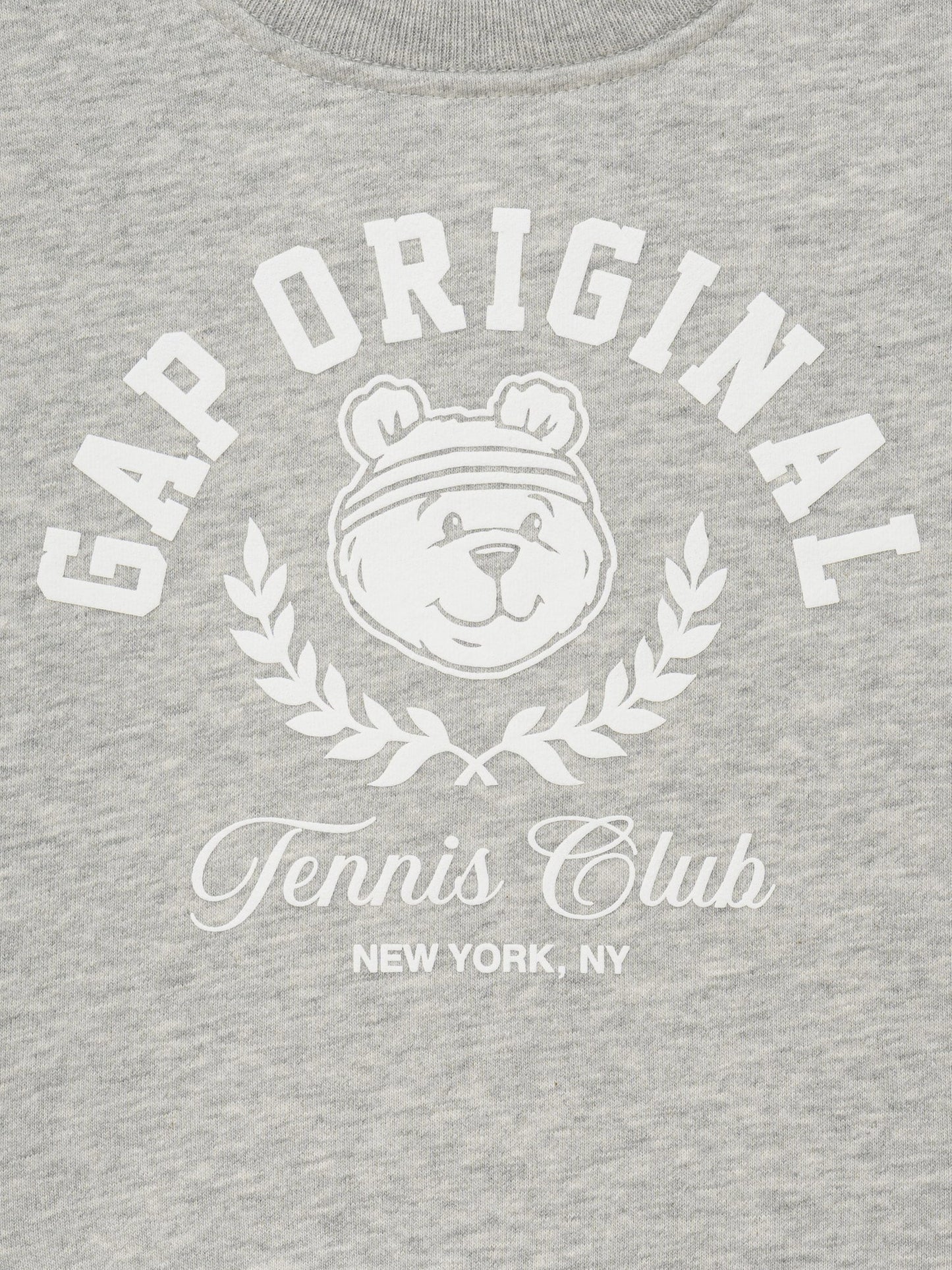 Gri Vintagesoft Terry Ayı Logo Sweatshirt