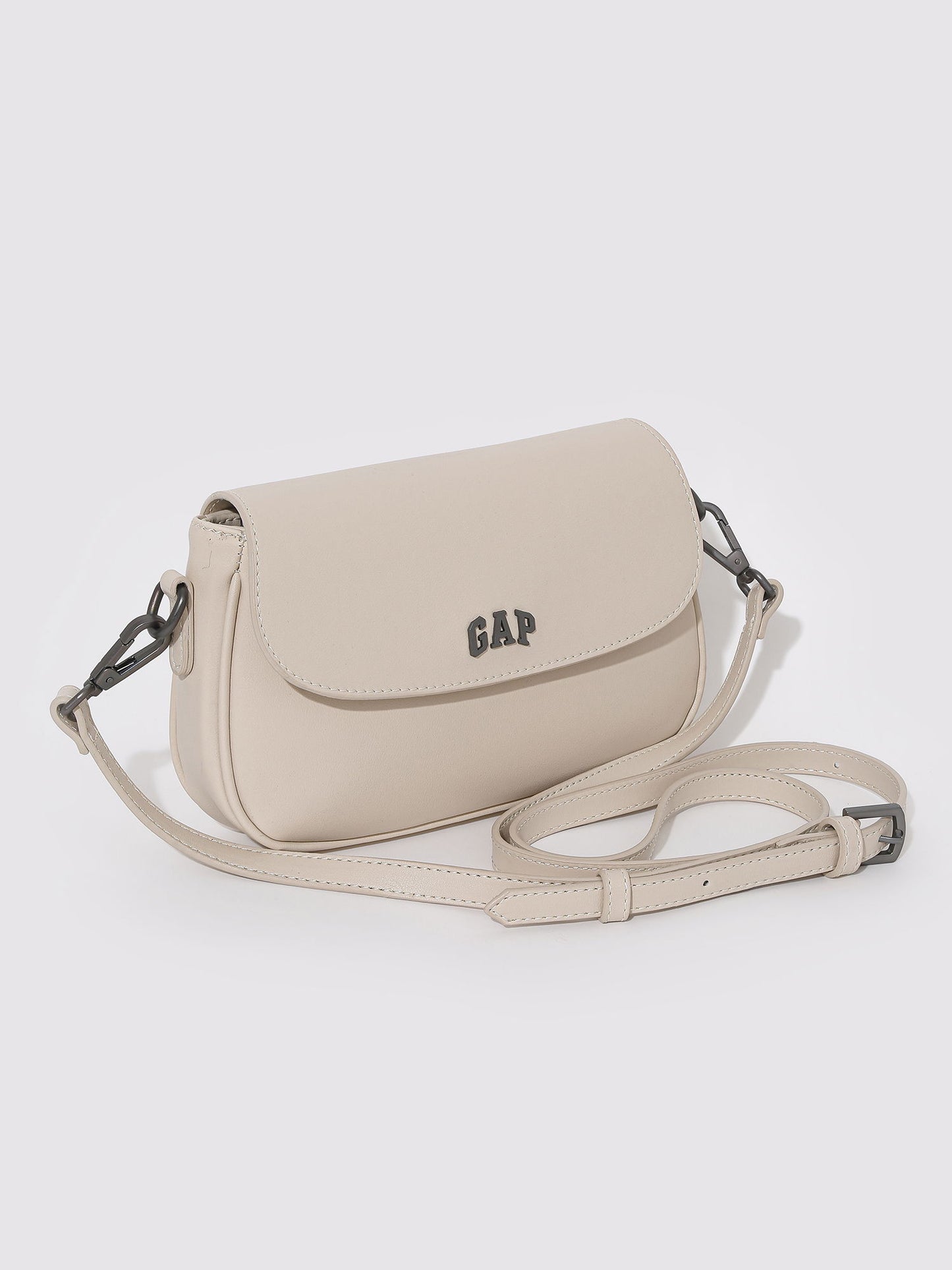 Bej Gap Logo Omuz Çantası