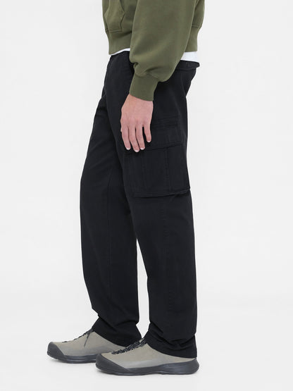 Siyah Gapflex Straight Kargo Washwell™ Pantolon