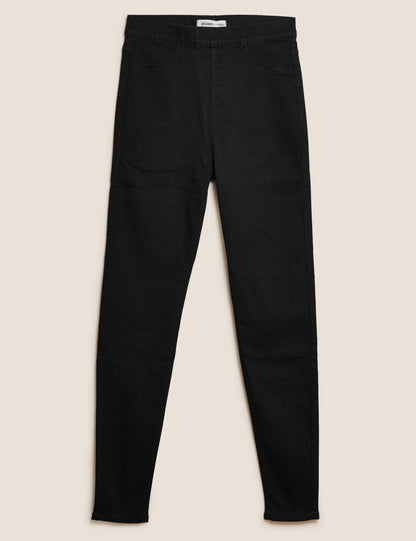 Yüksek Bel Jegging Jean Pantolon