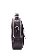 Erkek Kahverengi Deri Postacı Çantası