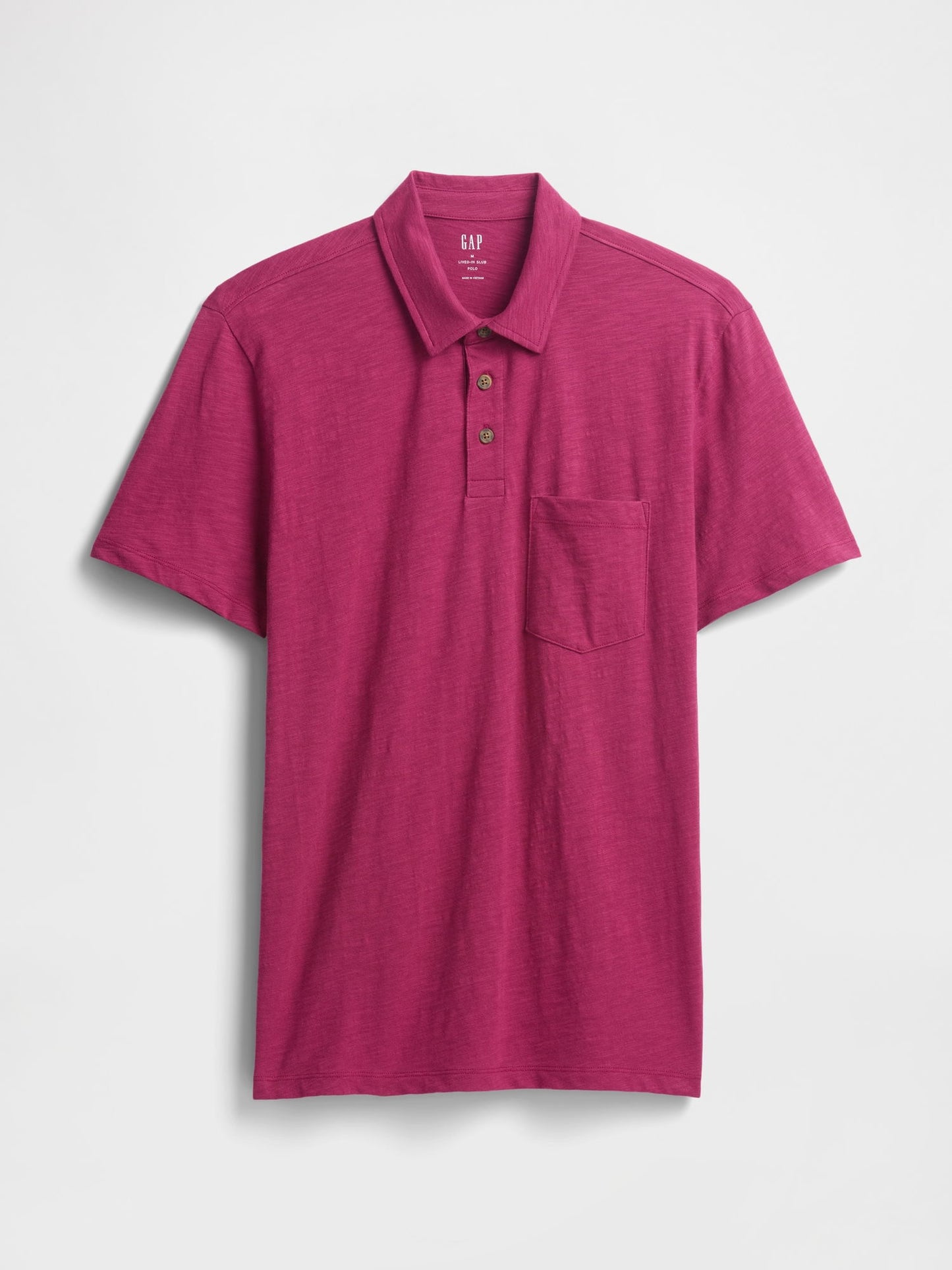 Koyu Pembe Cepli Polo T-shirt