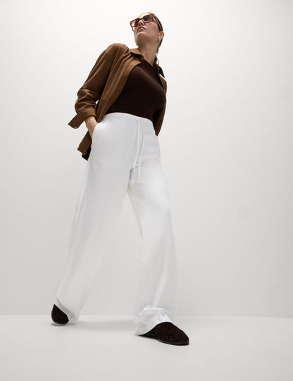 Yüksek Bel Wide Leg Pantolon