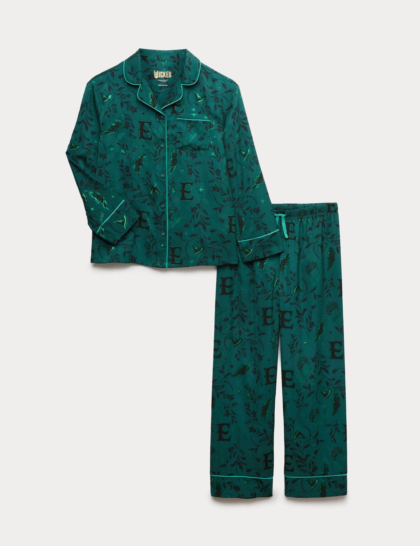 Saten Wicked:trade_mark: Pijama Takımı (6-16 Yaş)