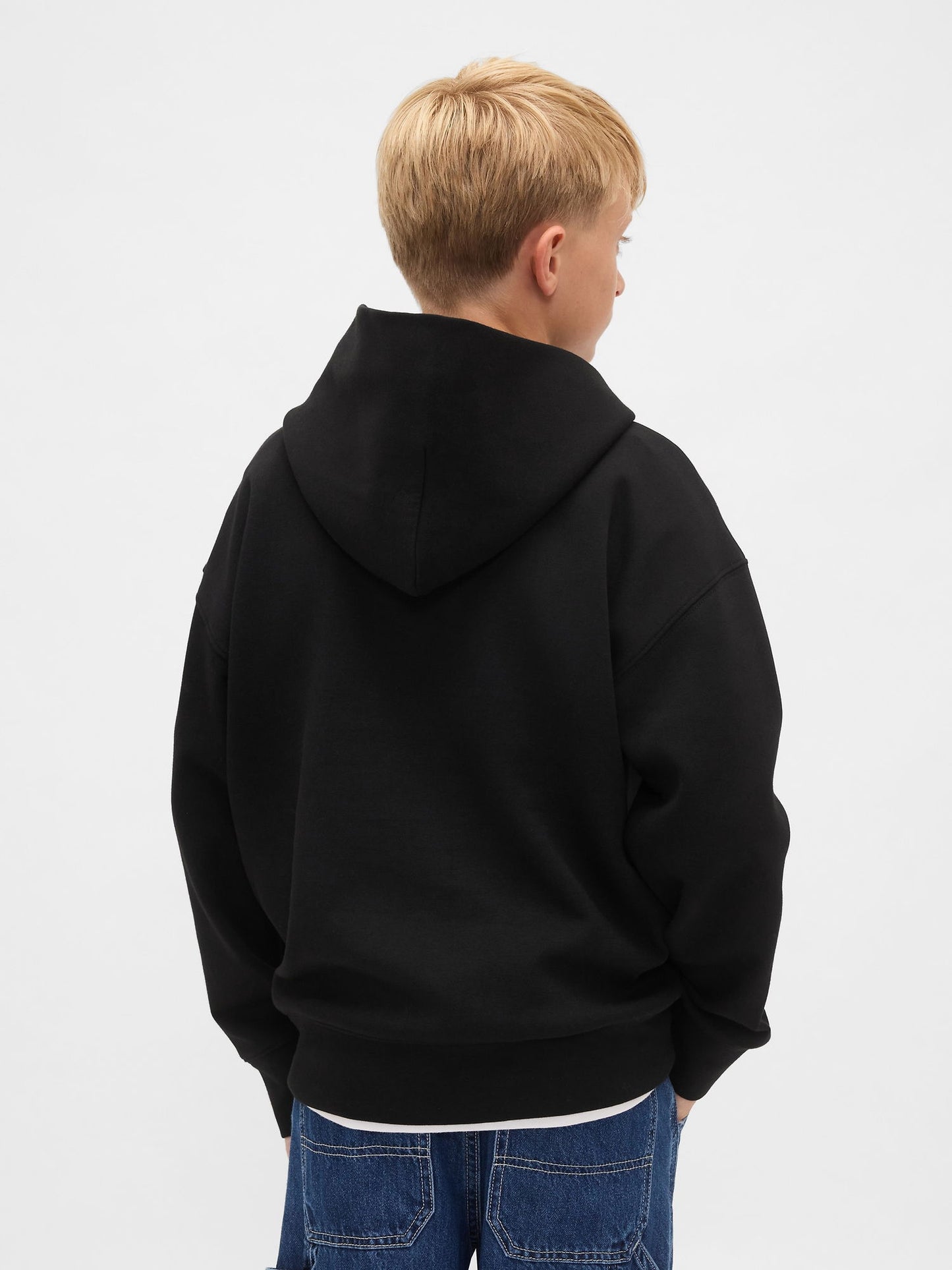 Siyah Sweatshirt Gapfit Tech Hızlı Kuruyan Logo