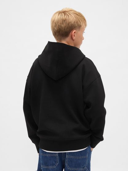 Siyah Sweatshirt Gapfit Tech Hızlı Kuruyan Logo