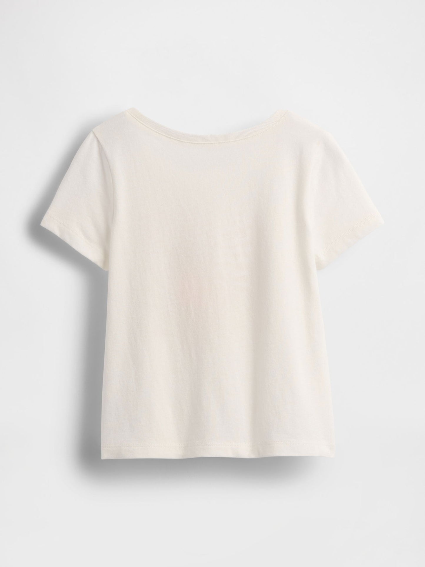 Kırık Beyaz Gap Logo Grafikli T-shirt