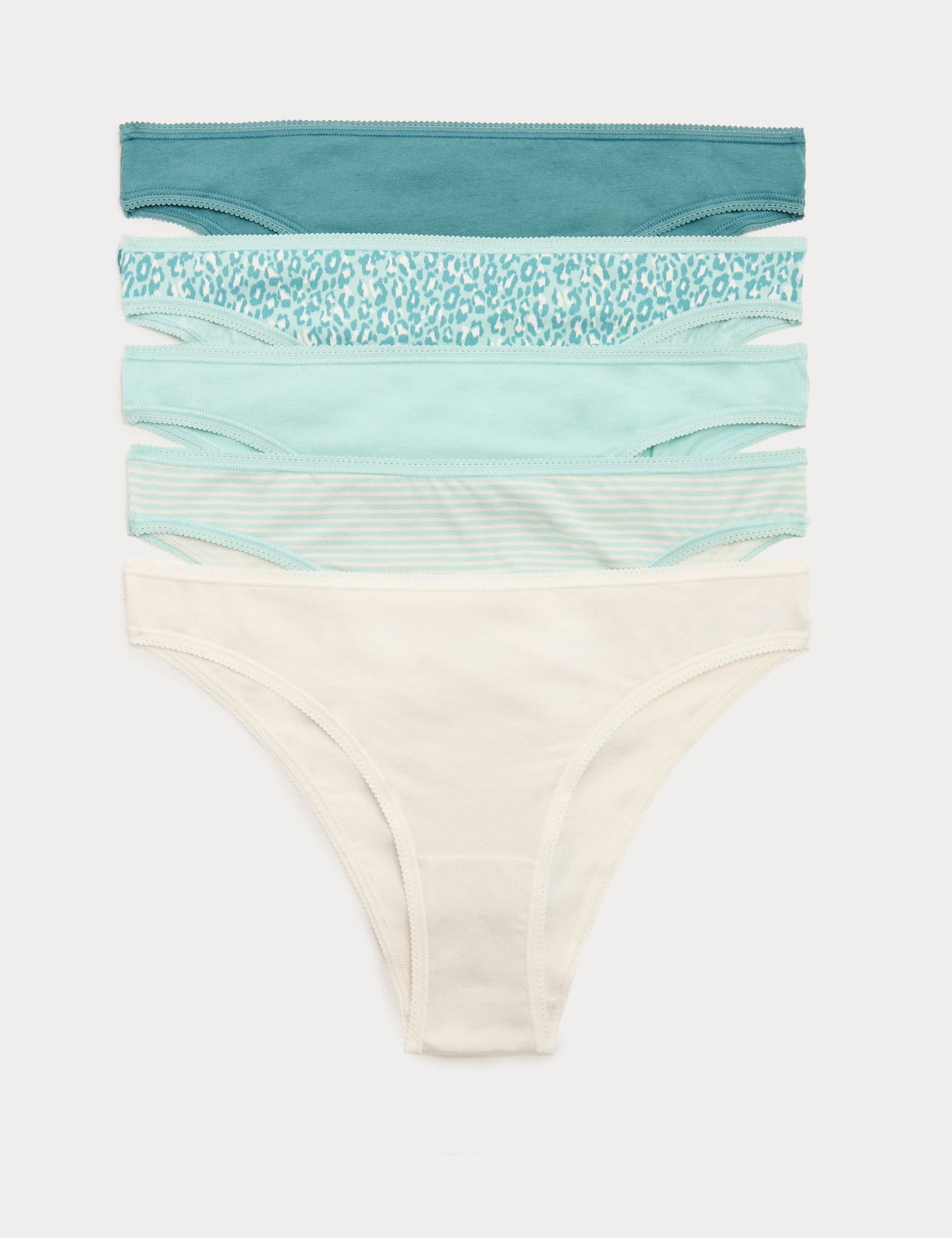 5'li Cotton Lycra:registered: Brazilian Külot Seti