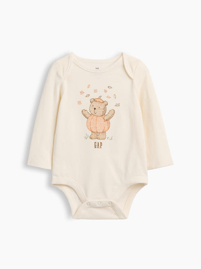 Krem First Favorites Organik Pamuk Halloween Bodysuit