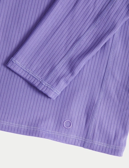 Cool Comfort:trade_mark: Fitilli Uzun Kollu Crop Top