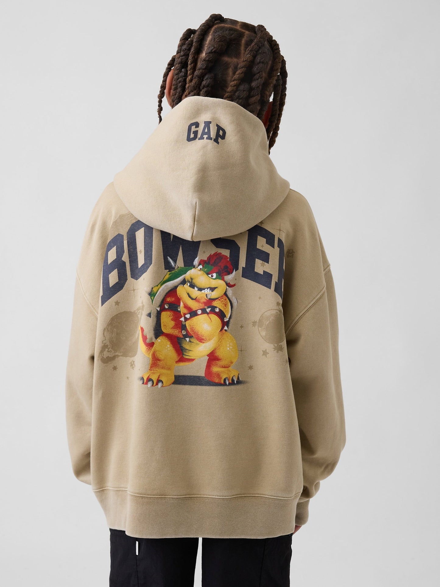 Bej Süper Mario Vintagesoft Sweatshirt