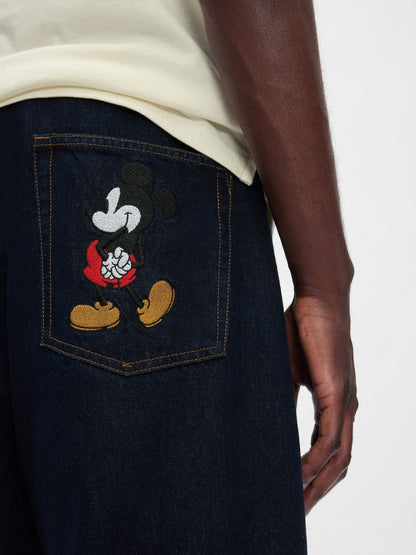 Lacivert Gap × Disney Extra Baggy Jean Pantolon
