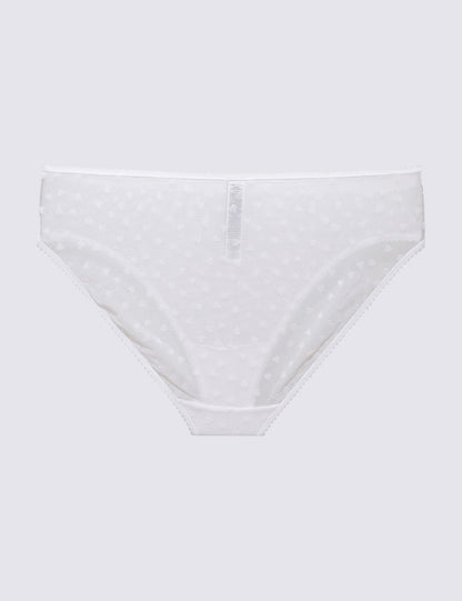 Kalp Detaylı High Leg Külot
