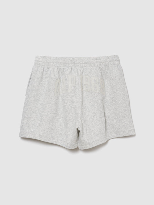 Gri Vintagesoft Terry Relaxed Sweat Şort