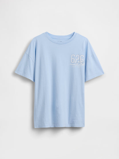 Açık Mavi Disney Oversized Tunik T-shirt