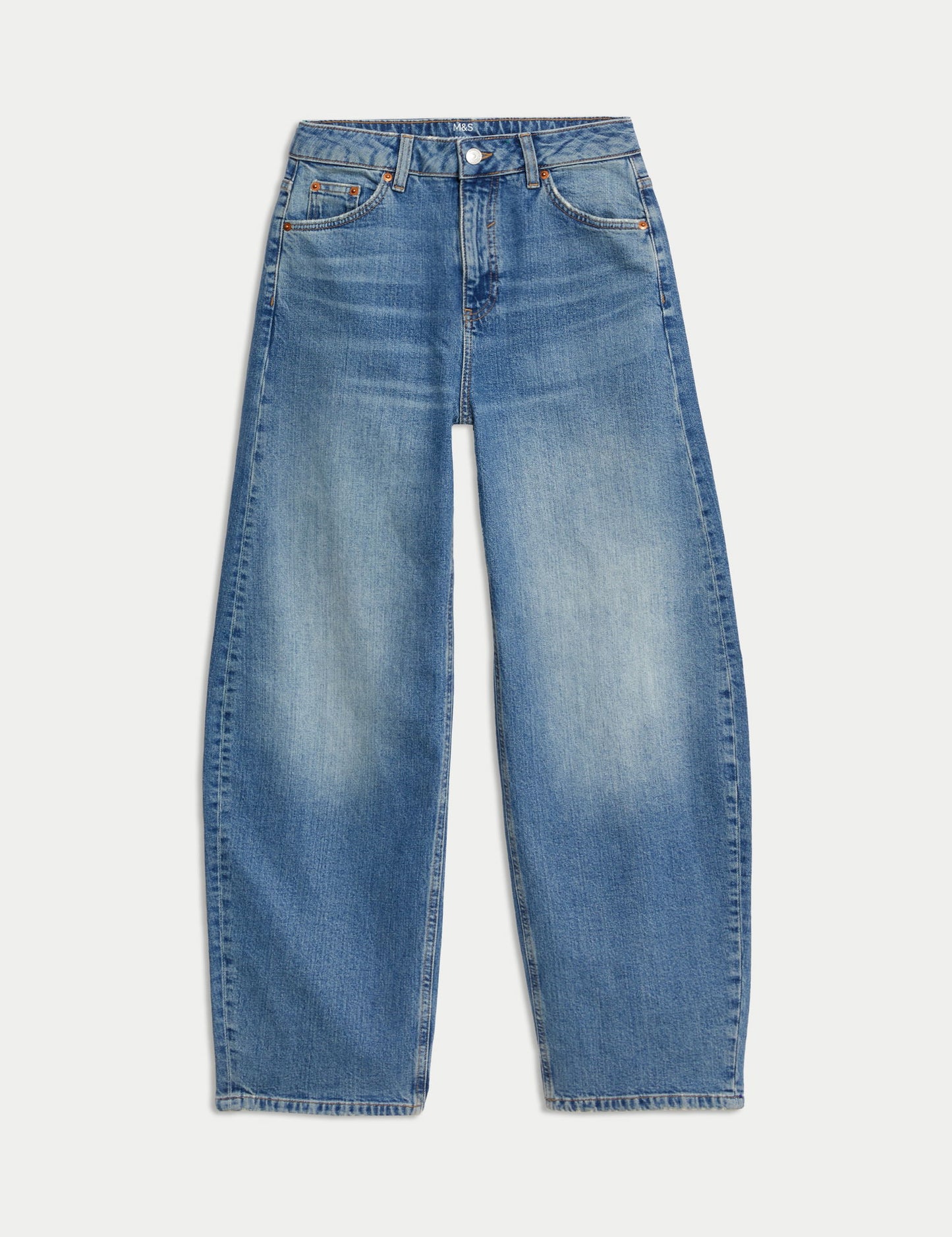 Mid Rise Rahat Kalıp Horseshoe Jean