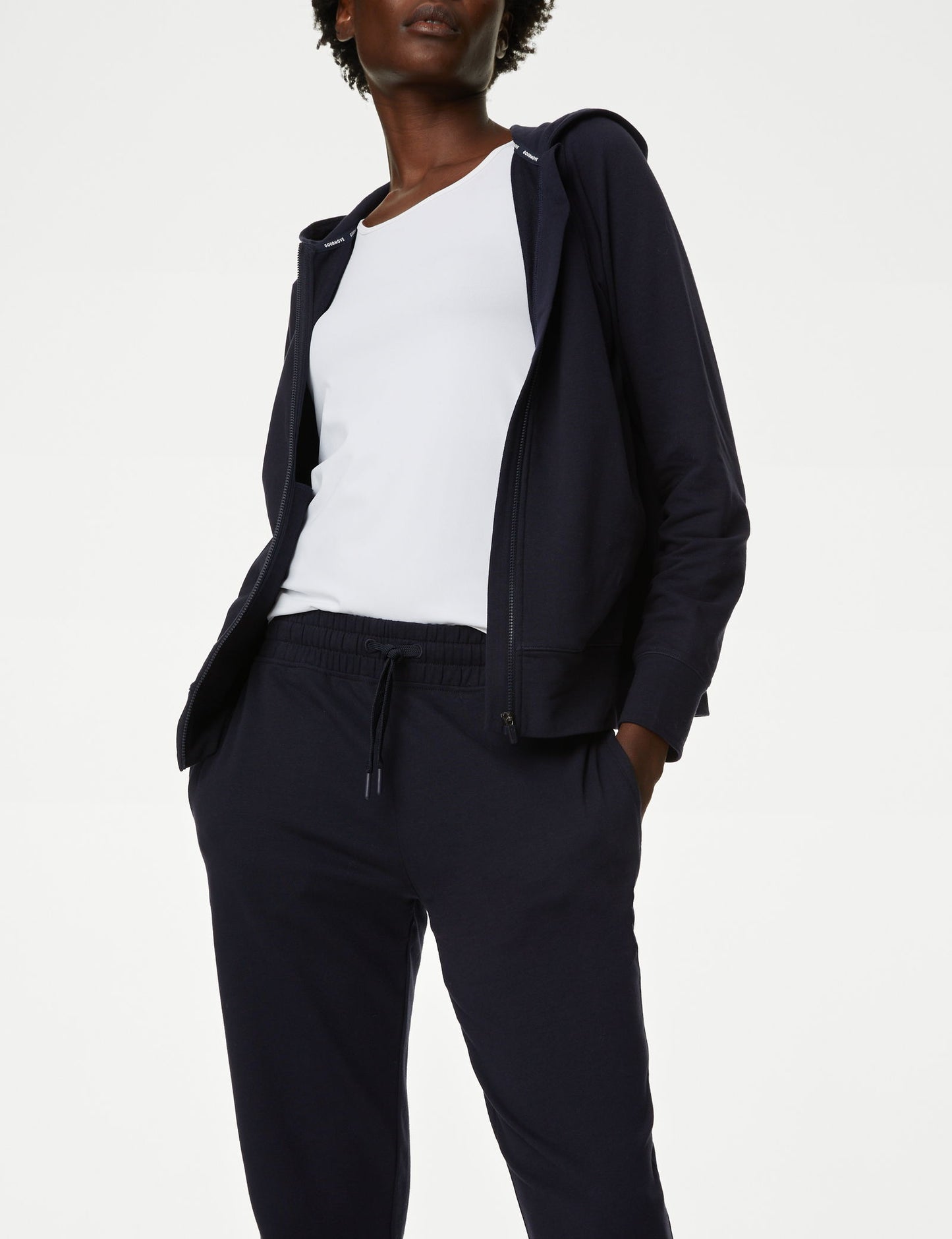 Tapered Fit Yüksek Bel Jogger Eşofman Altı