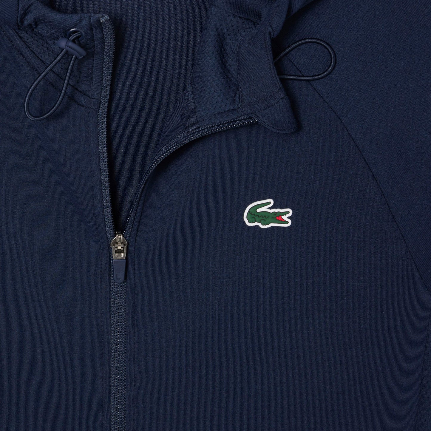 Lacoste Tennis X Novak Djokovic Erkek Regular Fit Fermuarlı Baskılı Lacivert Eşofman Takımı