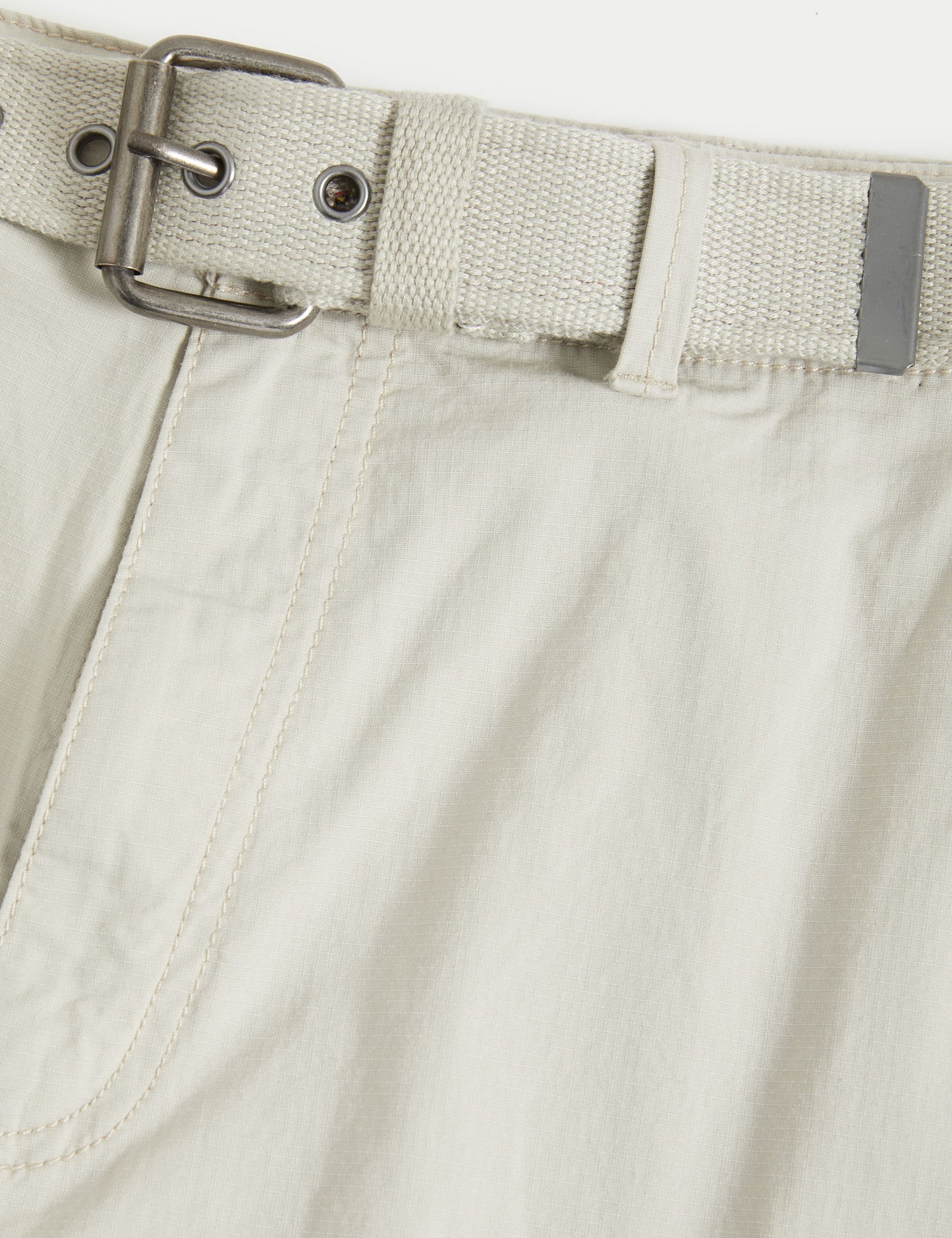 Loose Fit Kemerli Kargo Pantolon