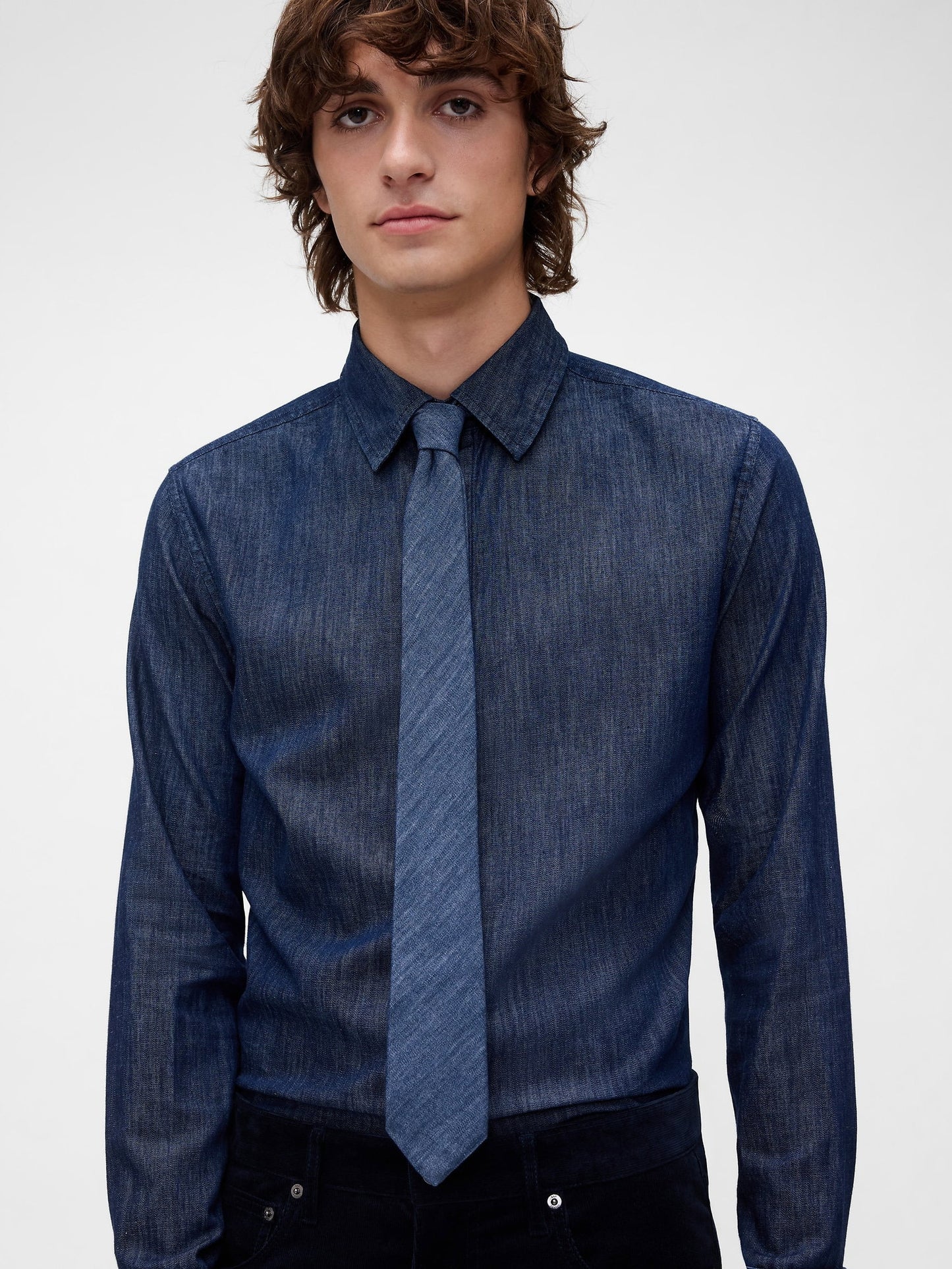 Mavi Gapstudio Chambray Skinny Kravat
