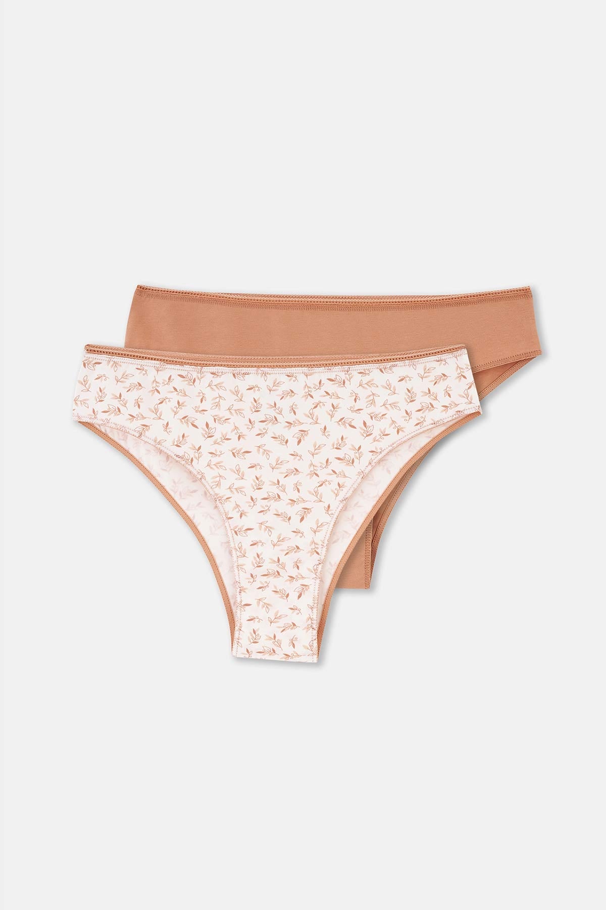 Karışık Karışık Kadın 2'li Pamuklu Brazıllıan