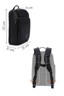 D-pack Erkek Siyah Teknolojik Kumaş Sırt Çantası