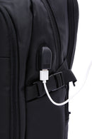 D-pack Erkek Siyah Teknolojik Kumaş Sırt Çantası