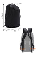 D-pack Erkek Siyah Teknolojik Kumaş Hardcase Sırt Çantası