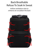 D-pack Erkek Siyah Teknolojik Kumaş Hardcase Sırt Çantası